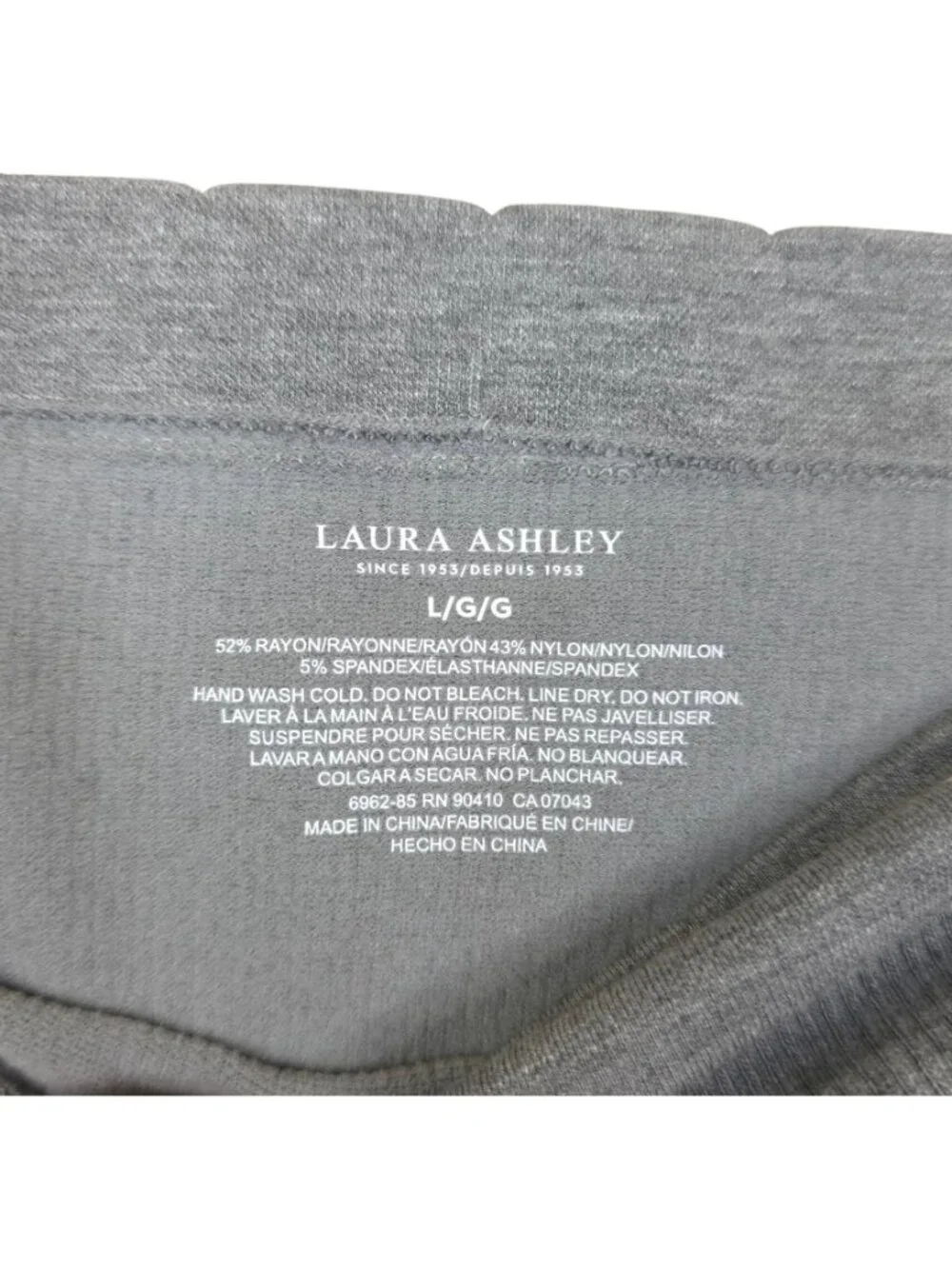 Laura Ashley Large 5-Pack High-Waist Full-Coverage Briefs Panties Soft Stretchy
